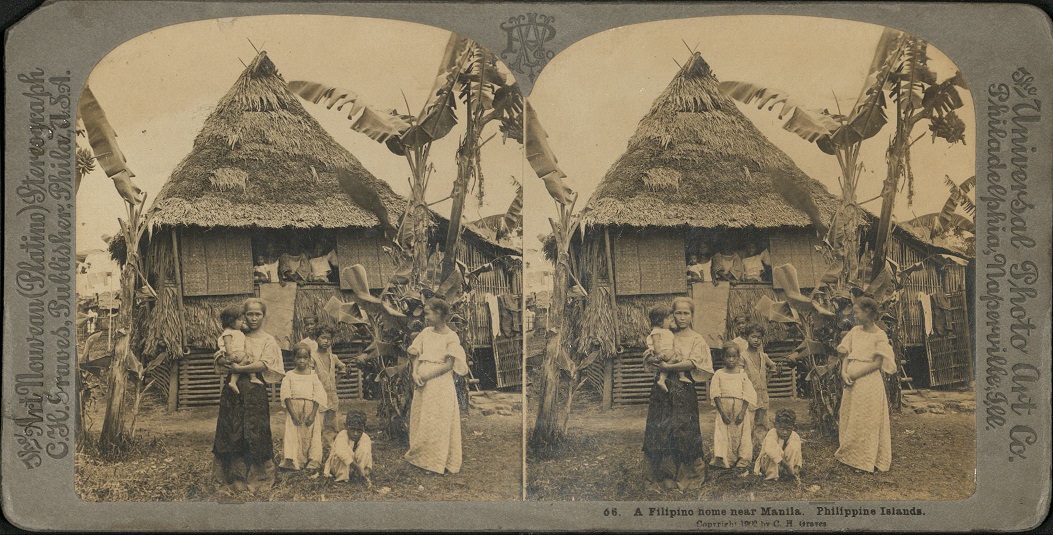 A Filipino home near Manila, Philippine Islands.
