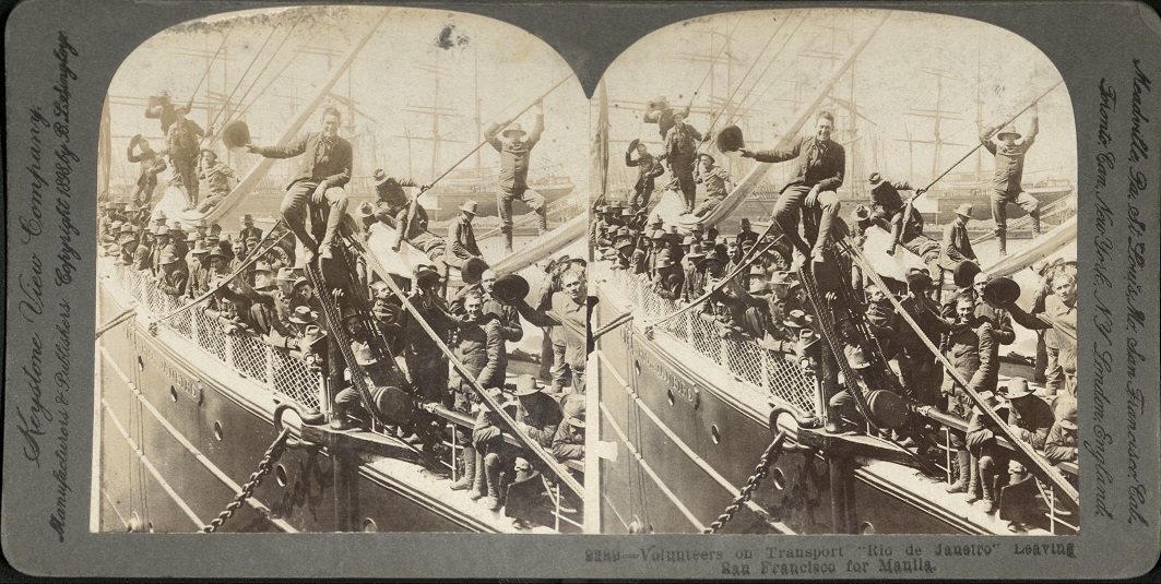 Volunteers on Transport “Rio de Janeiro” Leaving San Francisco for Manila.