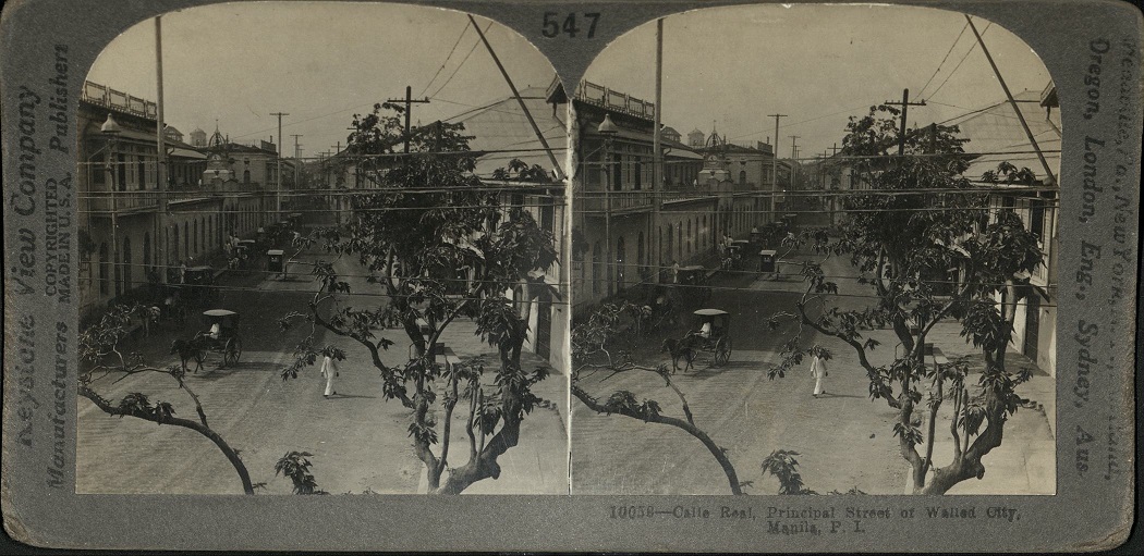 Calle Real, Principal Street of Walled City, Manila, P. I.