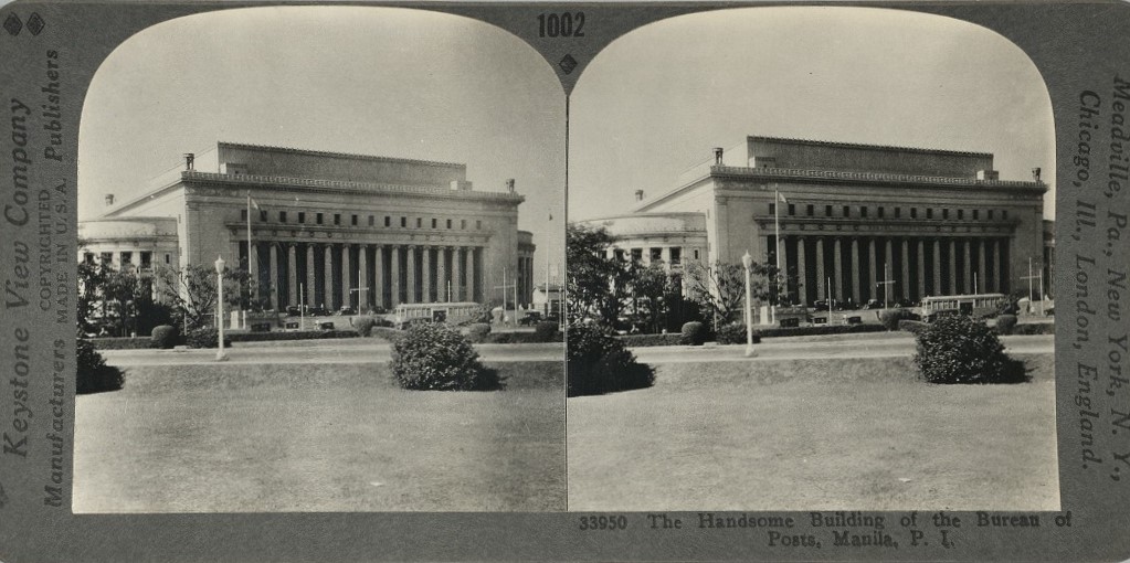 The Handsome Building of the Bureau of Posts, Manila, P. I.