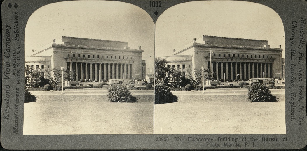 The Handsome Building of the Bureau of Posts, Manila, P. I.