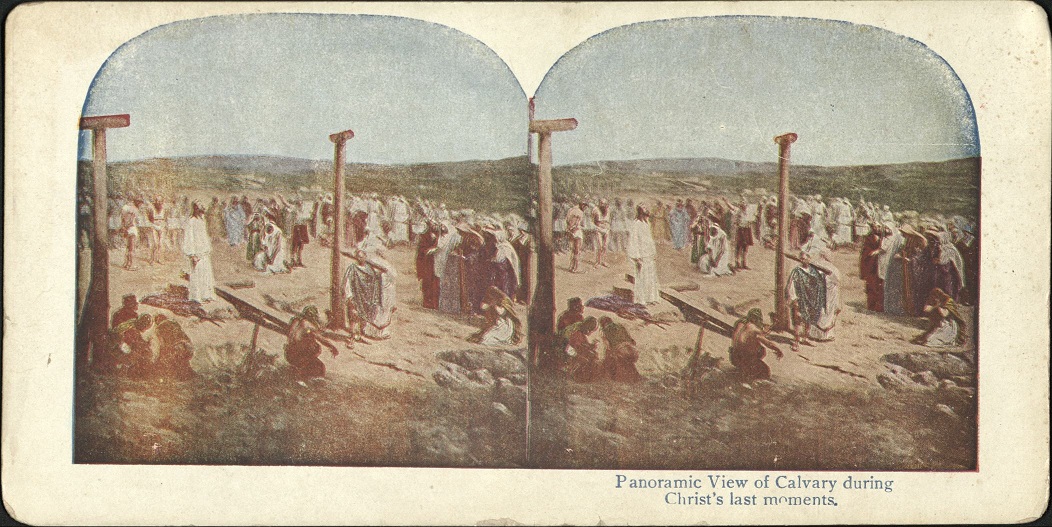 Panoramic View of Calvary during Christ’s last moments.